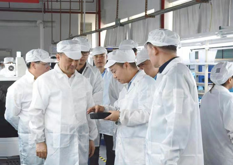 萍乡市委书记陈敏率队到盛世集团考察